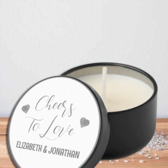 Cheers to Love Mini Candle Favors (Creator Uploaded)