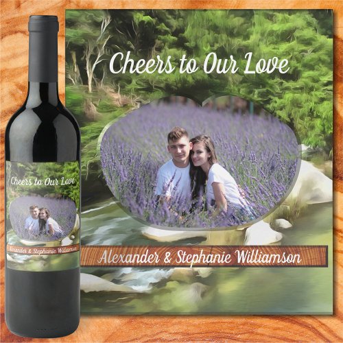 Cheers to Love River South 0365 Wine Label