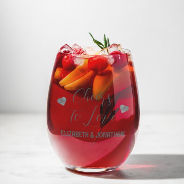 Cheers to Love Stemless Wine Glass (Creator Uploaded)