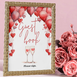 Cheers to Love Sweet Bridal Shower Guest Book Sign