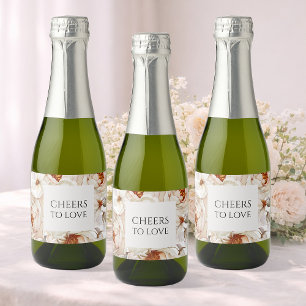 CHEERS TO LOVE Wedding Sparkling Wine Label