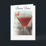 CHEERS TO MY TWIN ON HIS OR HER BIRTHDAY CARD<br><div class="desc">CHEERS TO MY TWIN ON HIS OR HER BIRTHDAY</div>