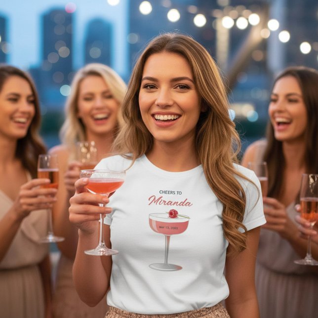 Cheers to Name Bachelorette  T-Shirt (Creator Uploaded)