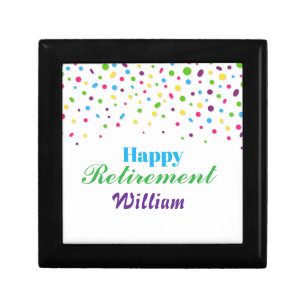 Cheers to New BeginningsColorful Happy Retirement Gift Box