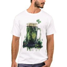 Cheers to St. Patrick's Day! Beer Illustration