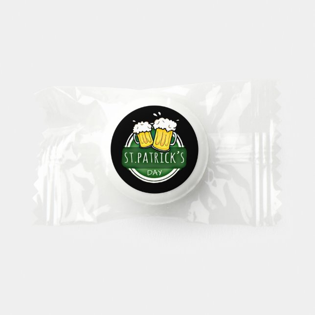 Cheers to St Patrick's Day Beer Mugs Life Saver® Mints (Front)