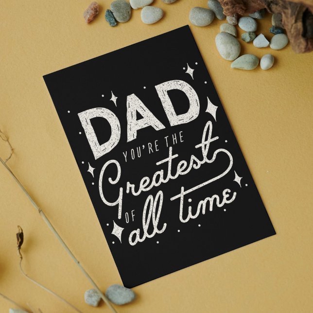 Cheers to the Best Dad Gritty Style Father's Day Card (Creator Uploaded)