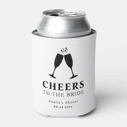 Cheers to the Bride Brunch  Bubbly Bridal Shower Can Cooler