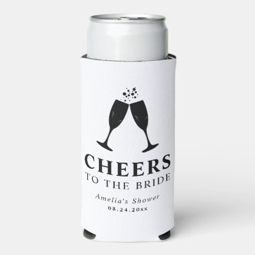 Cheers to the Bride Brunch  Bubbly Bridal Shower Seltzer Can Cooler