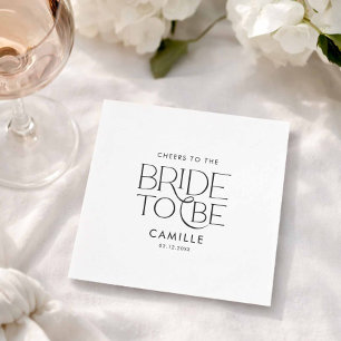 Cheers to the Bride to Be Napkins