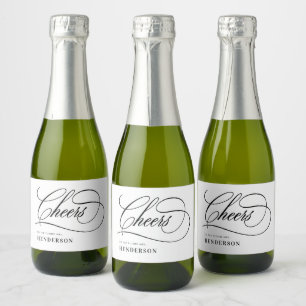 Cheers to the Future Mrs Bridal Shower Mini Sparkling Wine Label