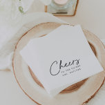 Cheers to the Future Mrs Bridal Shower Napkins<br><div class="desc">Custom cocktail napkins for your bridal shower feature "cheers to the future mrs. [name]" in a chic combo of handwritten script and sleek modern serif lettering.</div>