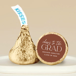 Cheers to the Grad Brown Graduation Hershey®'s Kisses®