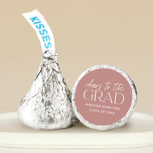 Cheers to the Grad Dusty Rose Graduation Hershey®'s Kisses®