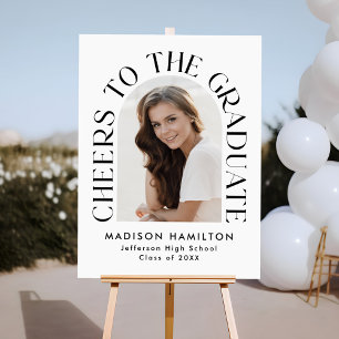 Cheers to the Graduate Arch Photo Graduation Party Foam Board