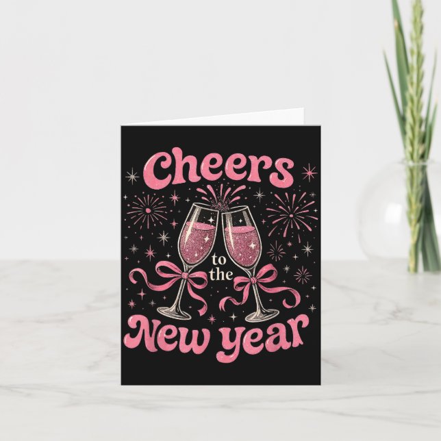 Cheers To The New Year 2026 Nk Celebration Gift  Card (Front)