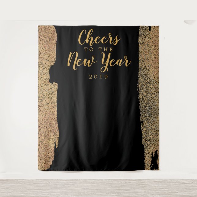 Cheers To The New Year Backdrop (Front)