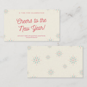 Cheers to the New Year Note Card
