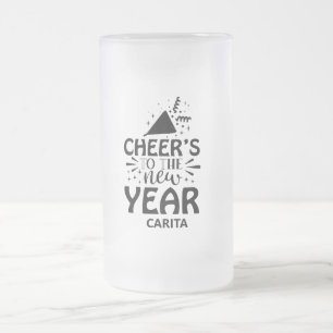 Cheers to the New Year Personalized Frosted Mug