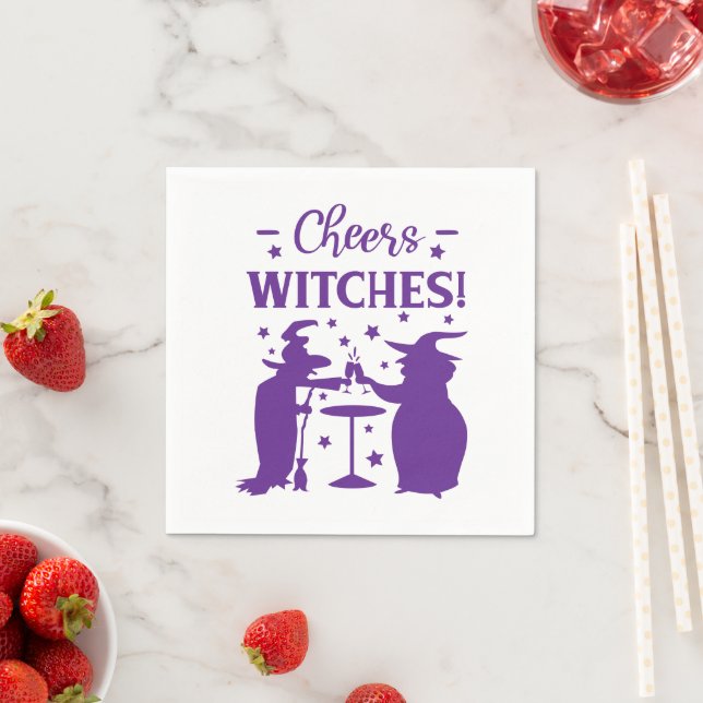 Cheers to the Wicked'  Napkins (Insitu)
