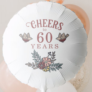 Cheers to the Years Birthday Balloon