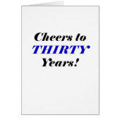 Cheers to Thirty Years (Front)