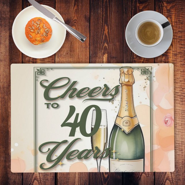 Cheers to Years Party Placemat (Creator Uploaded)