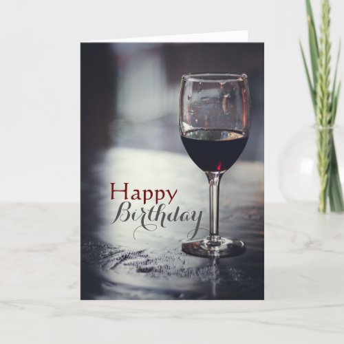 Cheers to You and an Amazing Year Birthday Card