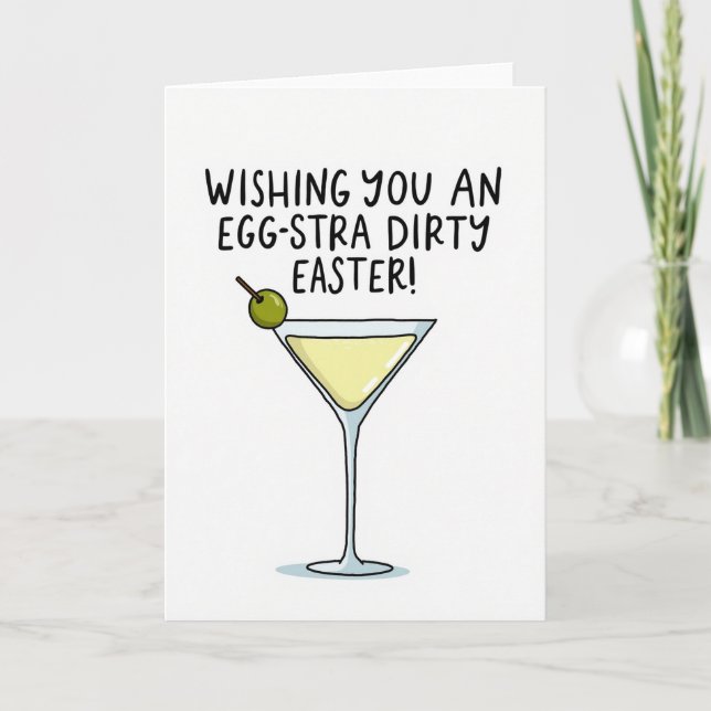 Cheers To You Funny Holiday Card (Front)