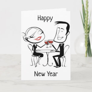 CHEERS TO YOU **HAPPY NEW YEAR** HOLIDAY CARD