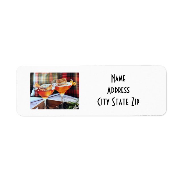 **CHEERS TO YOU** RETURN ADDRESS LABELS (Front)