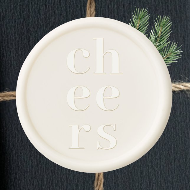 Cheers  wax seal sticker (Creator Uploaded)