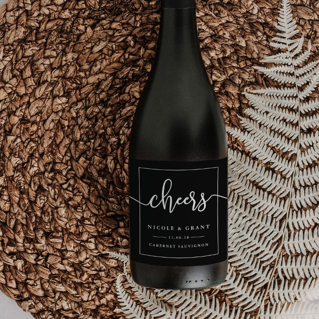 Cheers | Wedding Favor Wine Labels (Creator Uploaded)