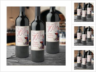 Cheers Wine Birthday Party Supplies
