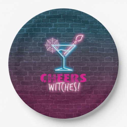 Cheers Witches Funny Halloween Paper Plates