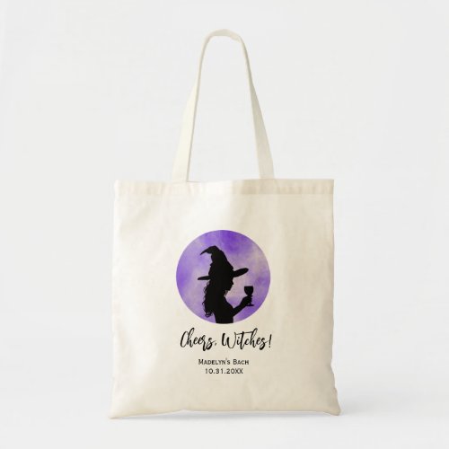 Cheers Witches Halloween Bachelorette Party Tote Bag