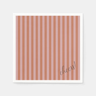 Cheers! with Stripes Napkins