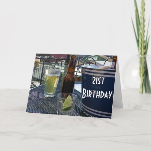 CHEERS _ YOU ARE 21 CARD