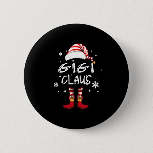 Cheertee Gigi Claus Christmas Santa Sweatshirt Button