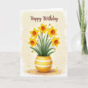 Cheery Blooms Birthday Card