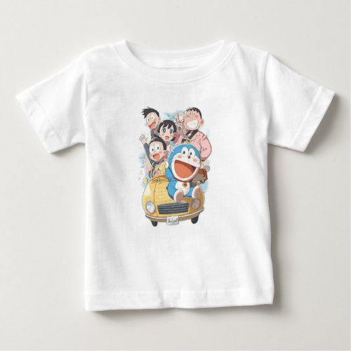 Cheery Cartoon Parade Baby T_Shirt Collection