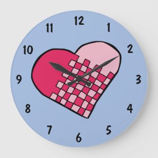 Cheery Tilted Woven Heart Doodle