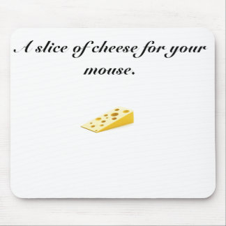 cheese, A slice of cheese for your mouse. Mouse Pad