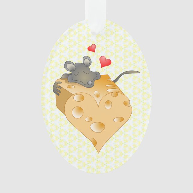 Cheese and Mouse Ornament (Front)