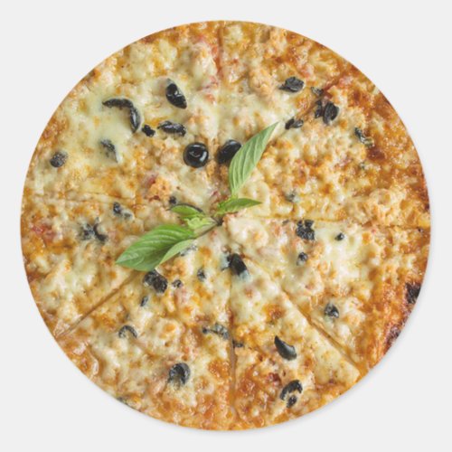 Cheese and Olive Pizza Sticker