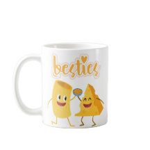 Cheese and Pasta Besties Funny Mug