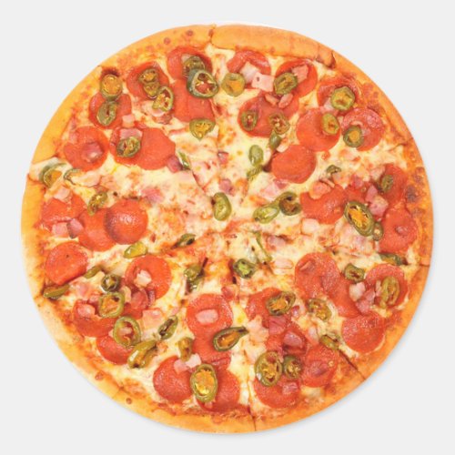 Cheese and Pepperoni Pizza Sticker