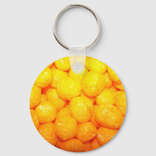 cheese balls keychain (Front)