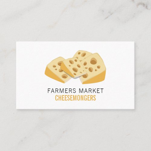 Cheese Blocks Cheesemonger Business Card