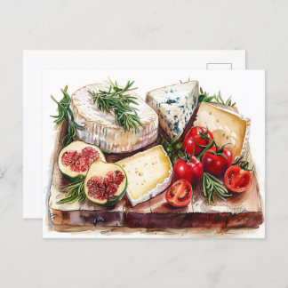 Cheese board, Postcrossing Postcard